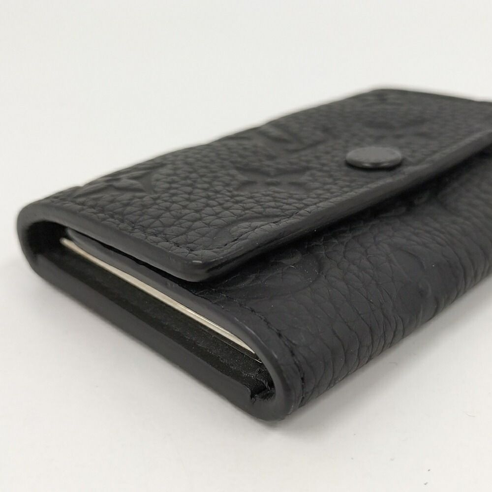 Louis Vuitton Multicles 6 Key Case Taurillon Noir Black Key Holder — view 3