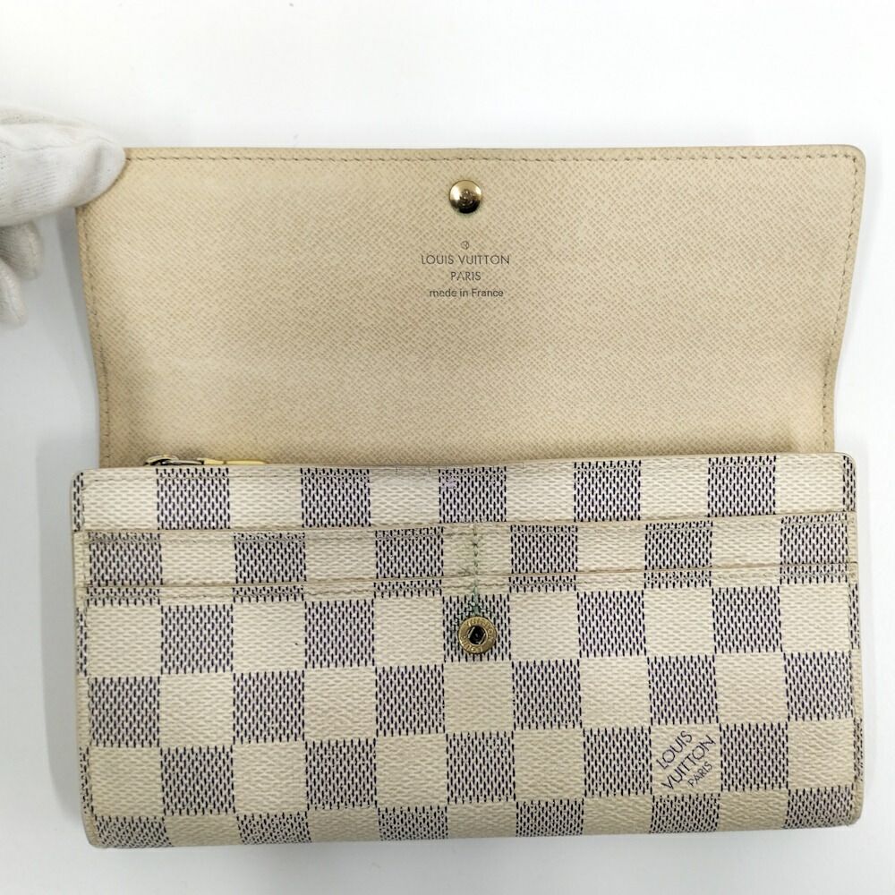 Louis Vuitton Portefeuille Sarah Bifold Wallet Damier Azur — view 2