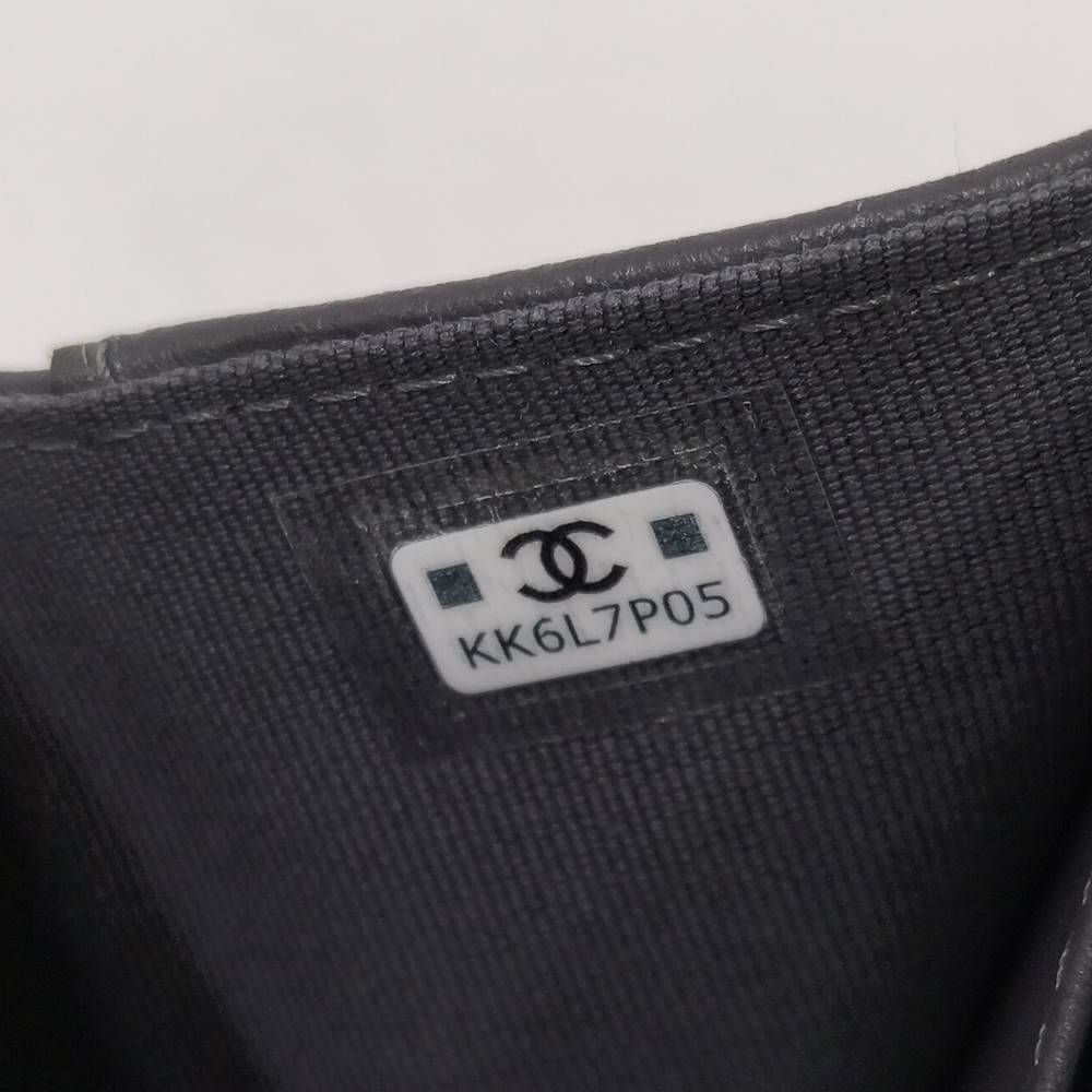 Chanel Classic Small Flap Wallet Trifold Quilted Gray — view 9