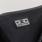 Chanel Classic Small Flap Wallet Trifold Quilted Gray — view 9