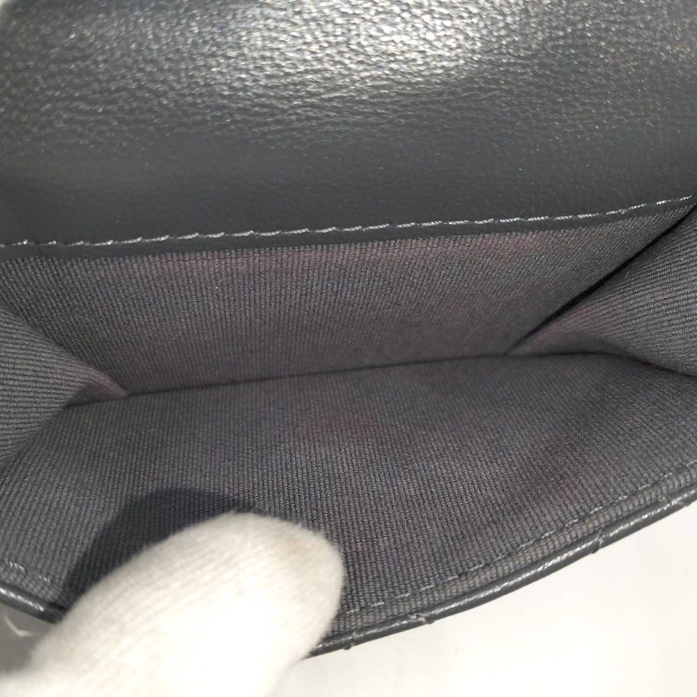 Chanel Classic Small Flap Wallet Trifold Quilted Gray — view 8