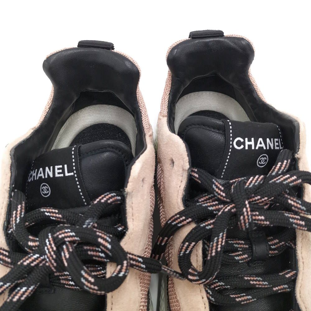 Chanel Sneakers Shoes Pink 38 — view 6
