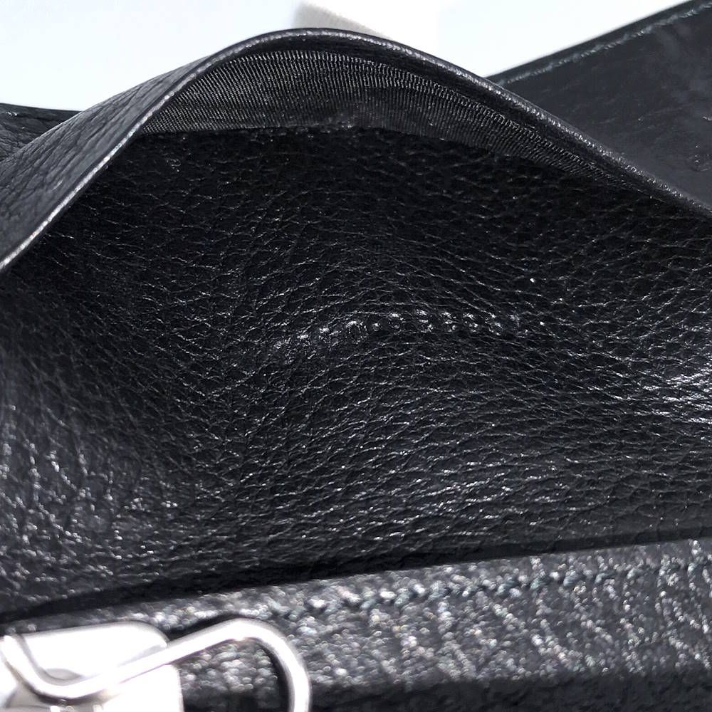 Gucci 6 Key Case Leather Black Silver 0416 Key Holder — view 9