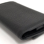 Gucci 6 Key Case Leather Black Silver 0416 Key Holder — view 5