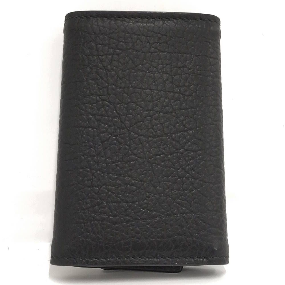 Gucci 6 Key Case Leather Black Silver 0416 Key Holder — view 2