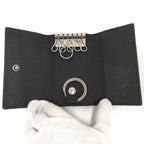 Gucci 6 Key Case Leather Black Silver 0416 Key Holder — view 6