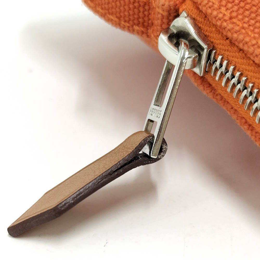 Hermes Bolide Pouch Mini 20 Cotton Orange — view 8