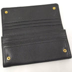 Prada Vitello Daino Wallet Leather Black — view 3