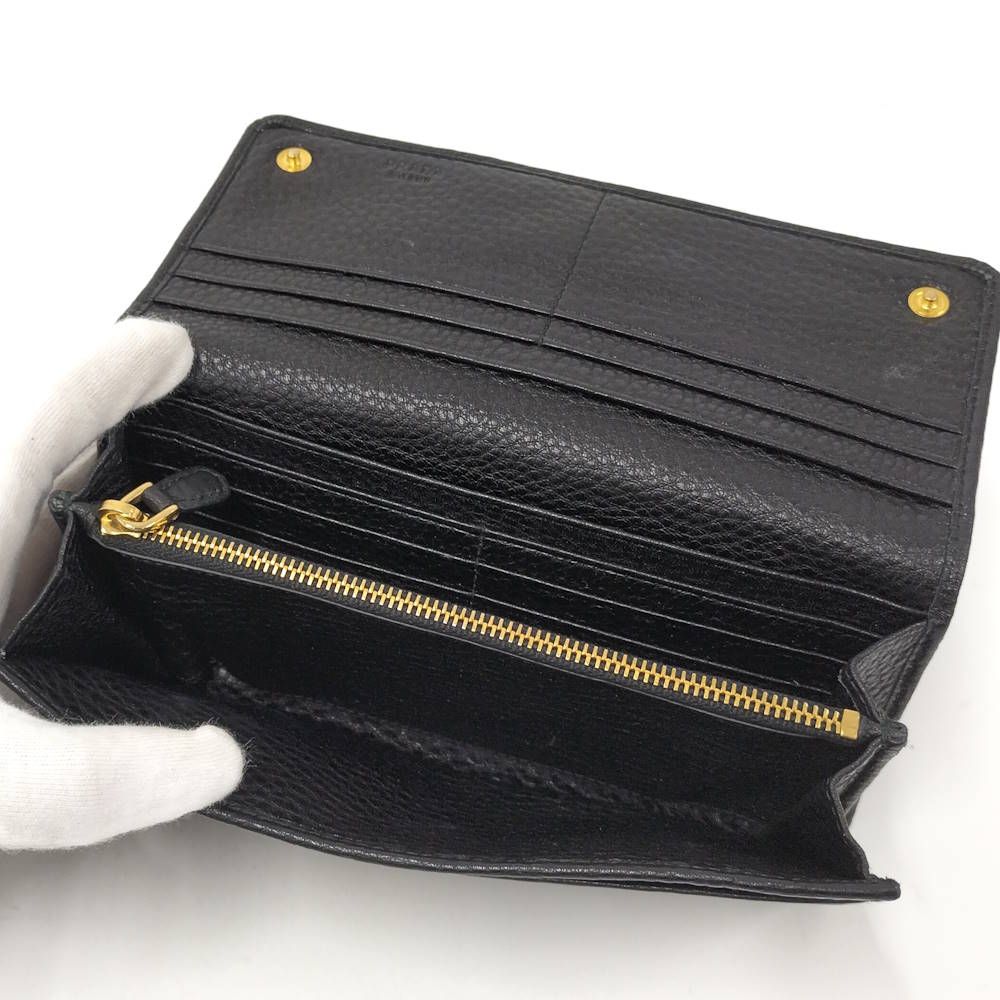 Prada Vitello Daino Wallet Leather Black — view 2