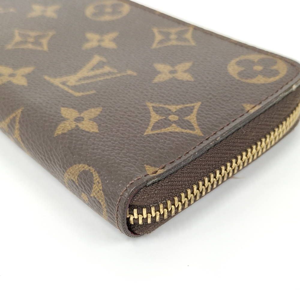 Louis Vuitton Portefeuille Clemence Zip Around Wallet Monogram Fuchsia Pink — view 4