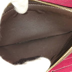 Louis Vuitton Portefeuille Clemence Zip Around Wallet Monogram Fuchsia Pink — view 9