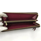 Louis Vuitton Portefeuille Clemence Zip Around Wallet Monogram Fuchsia Pink — view 2