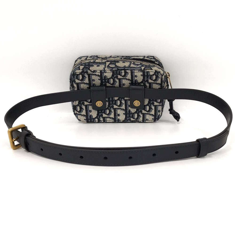 Dior Oblique Trotter Canvas Waist Pouch — view 2