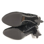 Louis Vuitton Short Boots Silhouette Line 39 Velour Black — view 8