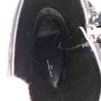 Louis Vuitton Short Boots Silhouette Line 39 Velour Black — view 7