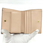 Fendi Bifold Wallet Is Leather Beige — view 2