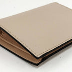 Fendi Bifold Wallet Is Leather Beige — view 6