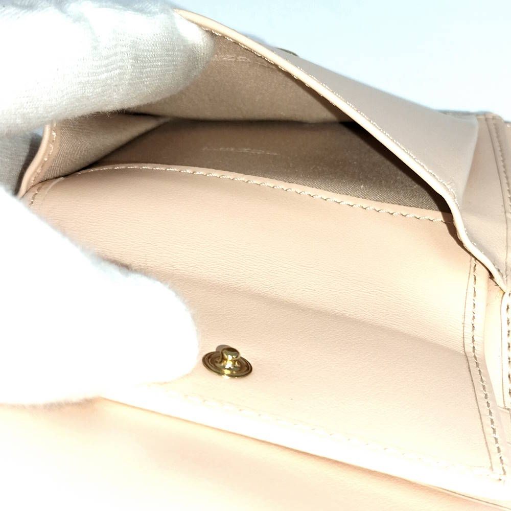 Fendi Bifold Wallet Is Leather Beige — view 9