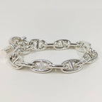 Hermes Bracelet Chaine D'ancre MM Silver — view 4