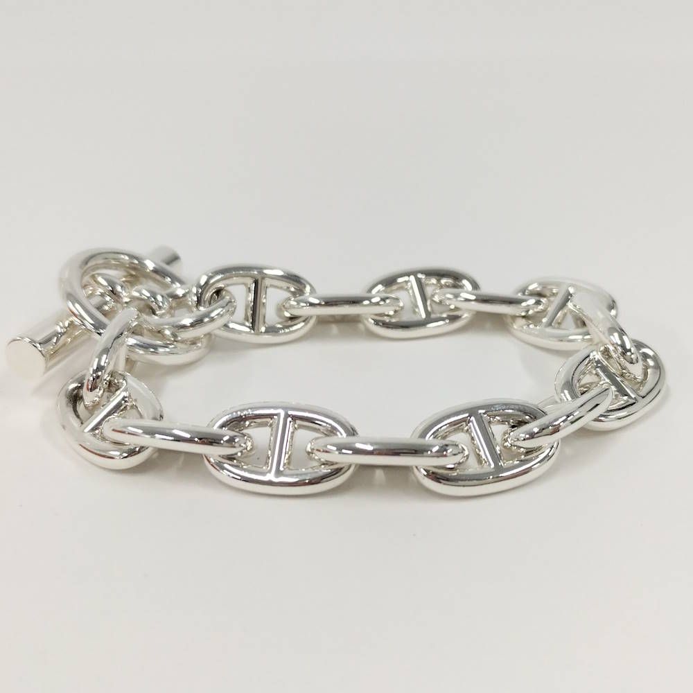 Hermes Bracelet Chaine D'ancre MM Silver — view 4
