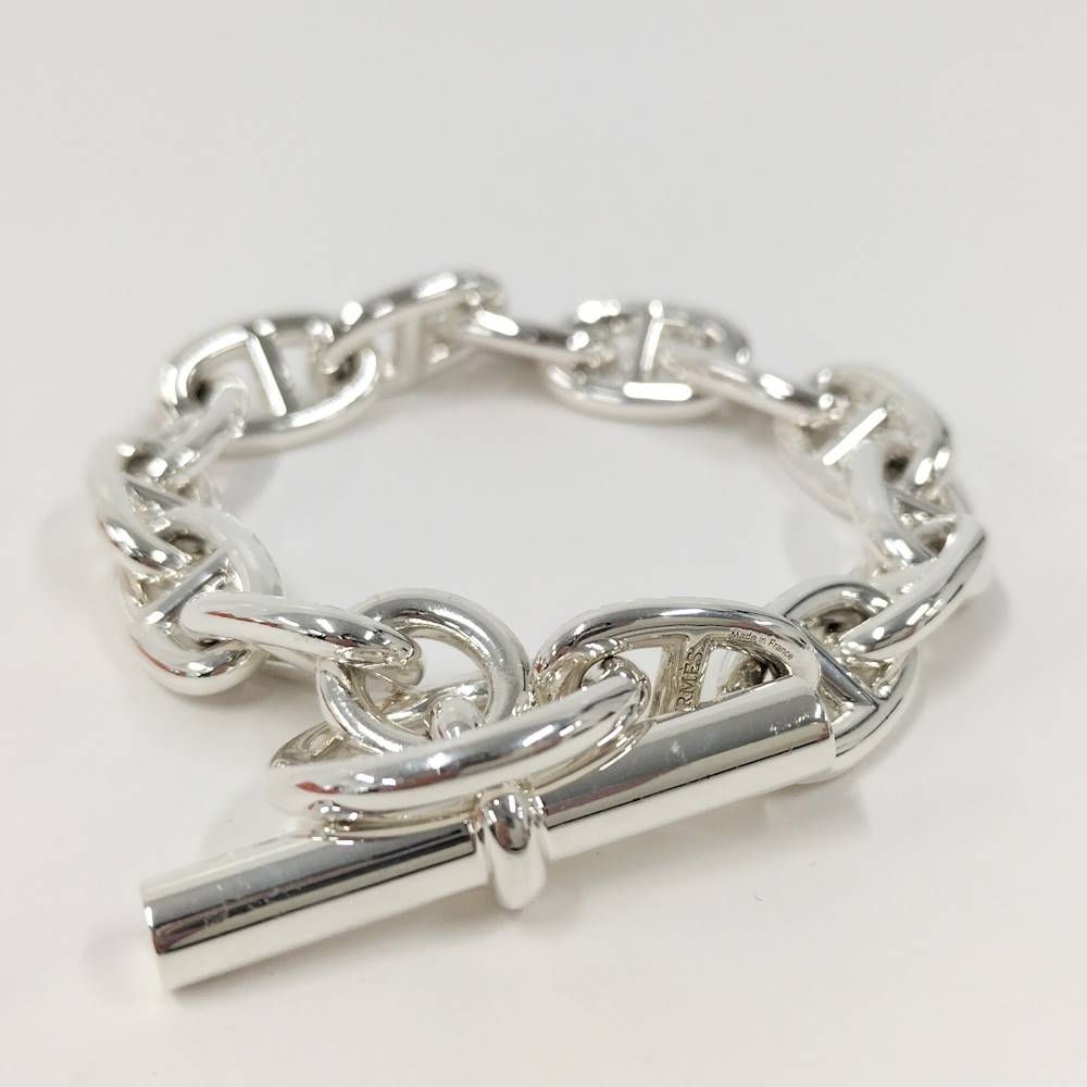Hermes Bracelet Chaine D'ancre MM Silver — view 3