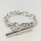 Hermes Bracelet Chaine D'ancre MM Silver — view 3