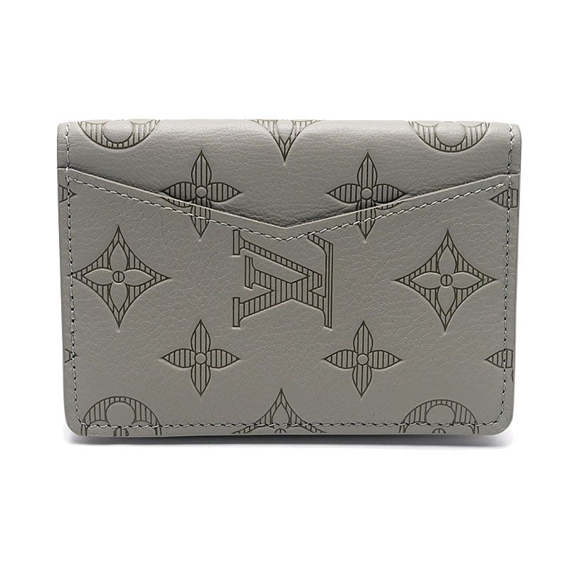 Louis Vuitton Card Case de Poche Monogram Shadow — view 5