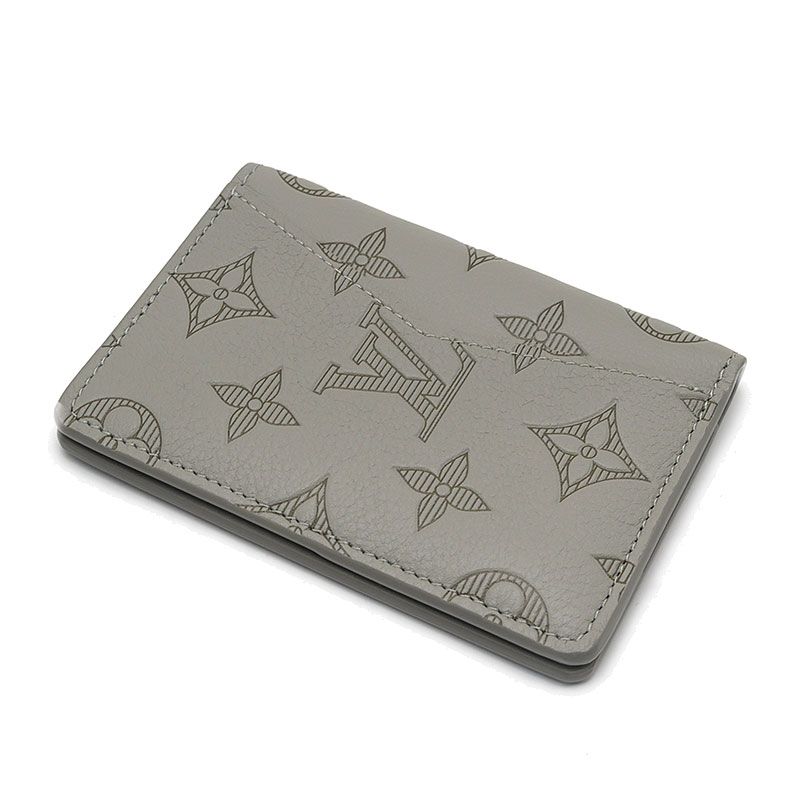 Louis Vuitton Card Case de Poche Monogram Shadow — view 2