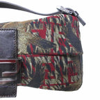 Fendi Mamma Bucket Shoulder Bag Bird Print Zucca Pattern Logo Leather Hawk — view 4