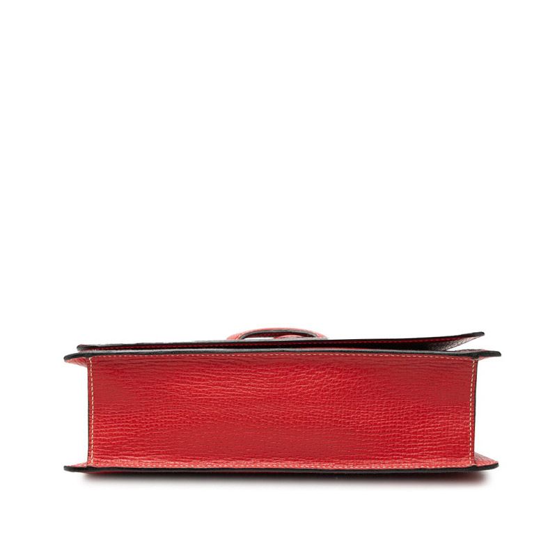 Loewe Barcelona 2-Way Shoulder Bag Red Leather — view 3
