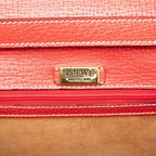 Loewe Barcelona 2-Way Shoulder Bag Red Leather — view 5