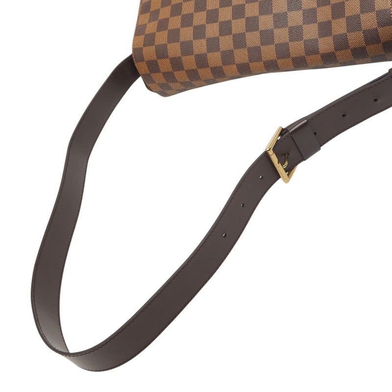 Louis Vuitton Damier Bastille Crossbody Shoulder Bag Brown Leather — view 9