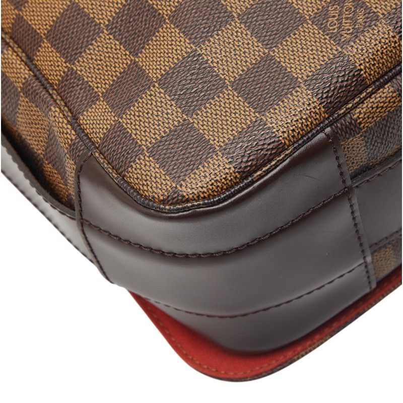 Louis Vuitton Damier Bastille Crossbody Shoulder Bag Brown Leather — view 7