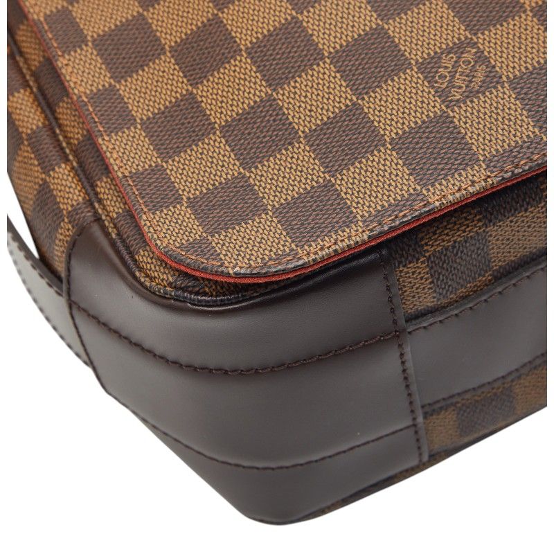 Louis Vuitton Damier Bastille Crossbody Shoulder Bag Brown Leather — view 5