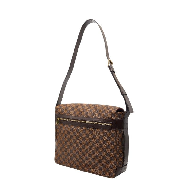 Louis Vuitton Damier Bastille Crossbody Shoulder Bag Brown Leather — view 2
