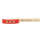 Louis Vuitton Studded Barrette Hair Orange Gold Plastic Plated — view 5