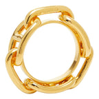 Hermes Lucade Chaine D'ancre Scarf Ring Gold Plated — view 6