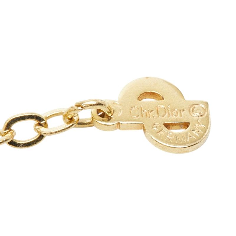 Dior Logo Necklace Gold Plated — view 5
