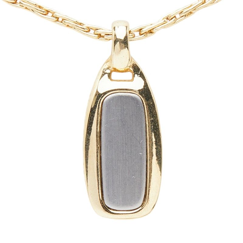 Dior Logo Necklace Gold Plated — view 2