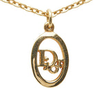 Dior Logo Necklace Gold Plated — view 2