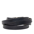 Hermes Api Long Bracelet Black Leather — view 3