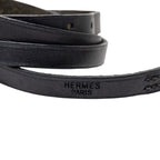Hermes Api Long Bracelet Black Leather — view 5