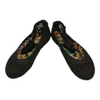 Dior CD Logo Mesh Flat Ballet Shoes 37.5 Black Fabric — view 4
