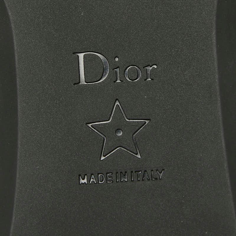 Dior CD Logo Mesh Flat Ballet Shoes 37.5 Black Fabric — view 6