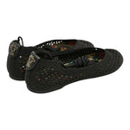 Dior CD Logo Mesh Flat Ballet Shoes 37.5 Black Fabric — view 2