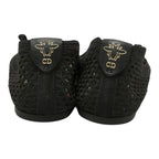 Dior CD Logo Mesh Flat Ballet Shoes 37.5 Black Fabric — view 3