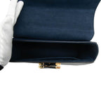 Louis Vuitton Epi Twist MM Crossbody Chain Shoulder Bag Navy Leather — view 4