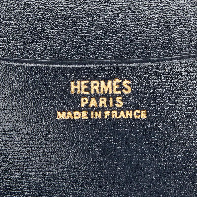 Hermes Ajanda PM Notebook Cover Navy Box Calf Agenda — view 7