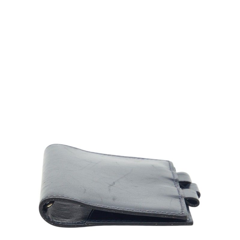 Hermes Ajanda PM Notebook Cover Navy Box Calf Agenda — view 4