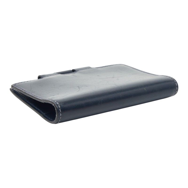 Hermes Ajanda PM Notebook Cover Navy Box Calf Agenda — view 3